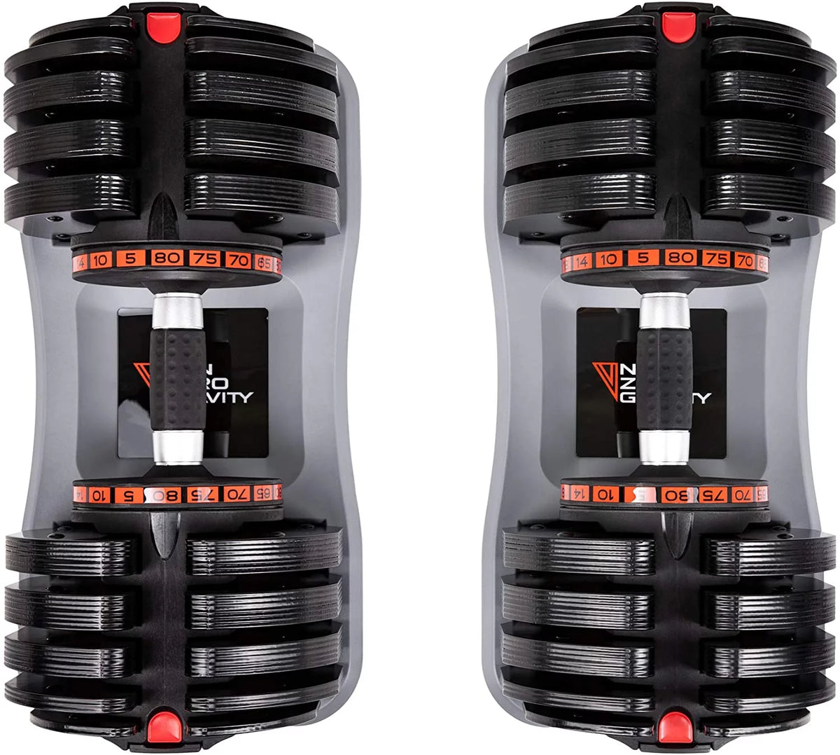 80lbs Adjustable Dumbbell Weight Set I4454