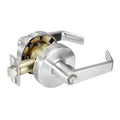 Satin Chrome Cylindrical Privacy Lever Lockset A215332