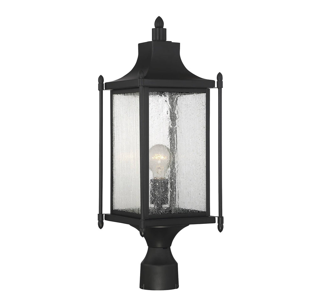 Black Post Lantern P7211