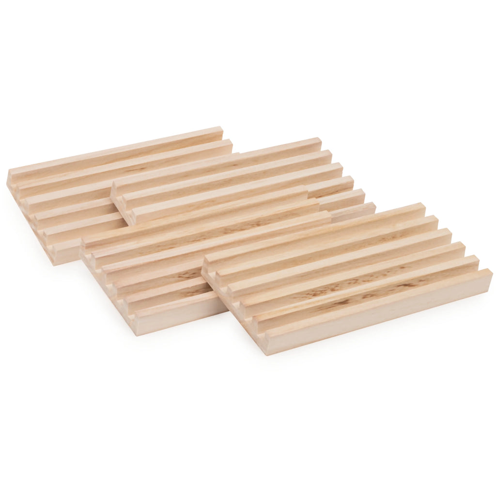 Wood Domino Racks, Set of 4 Z3684