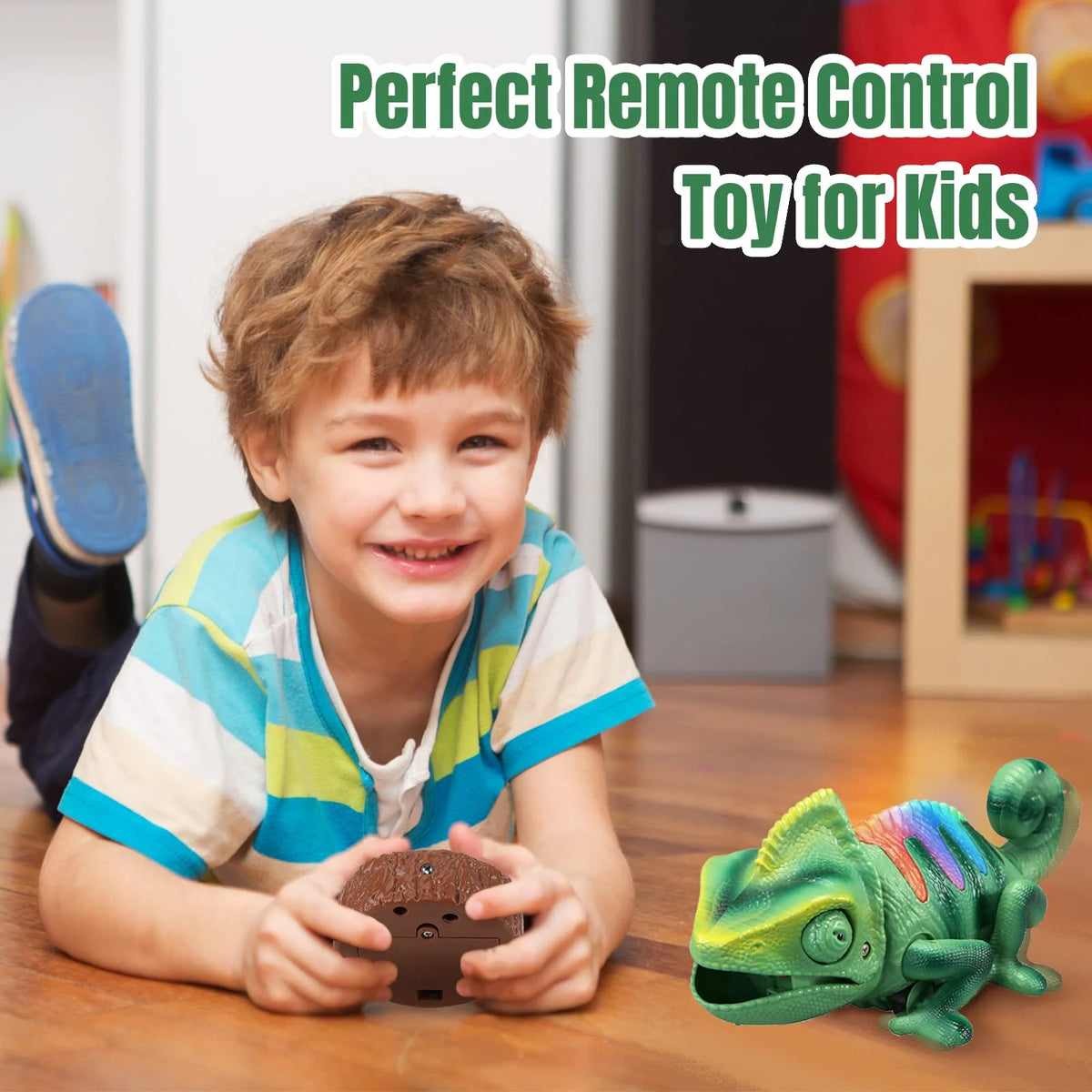 RC Robot Lizard Toys with LED Light Up X773398