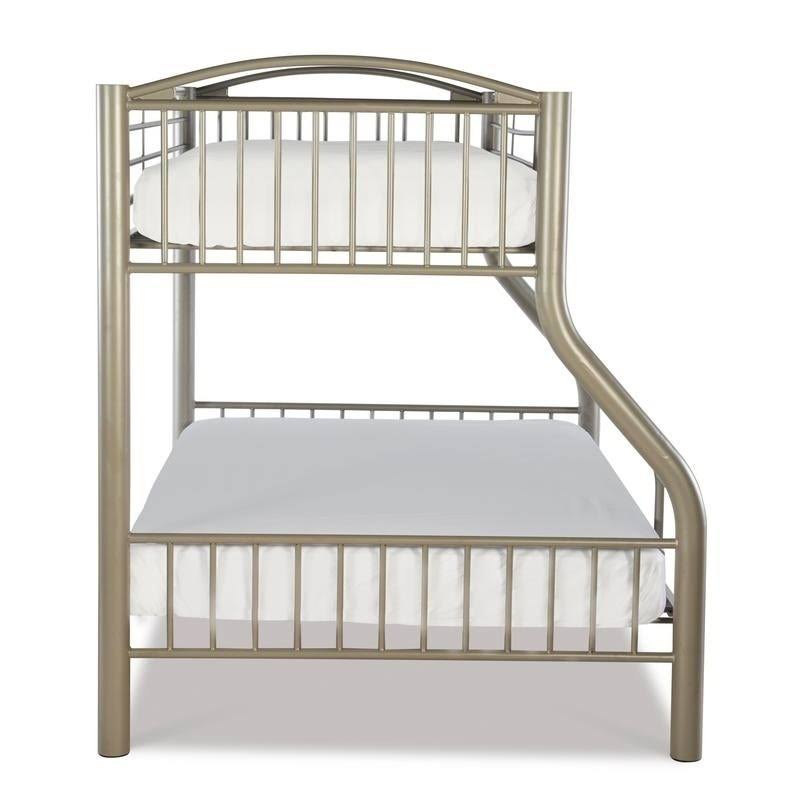 Twin Over Full Pewter Bed Z1057