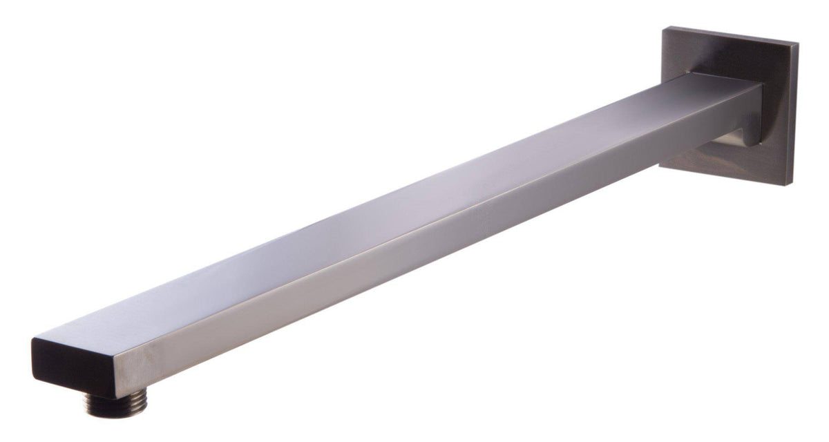 Brushed Nickel 16x22 Wall Mounted Square Shower Arm Z711005