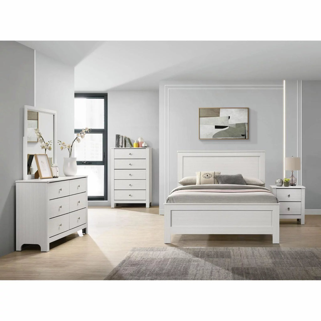 White 5-Drawer Chest Z132719
