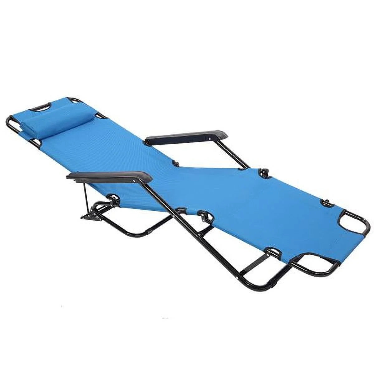 Blue Extendable Folding Reclining Chair M236