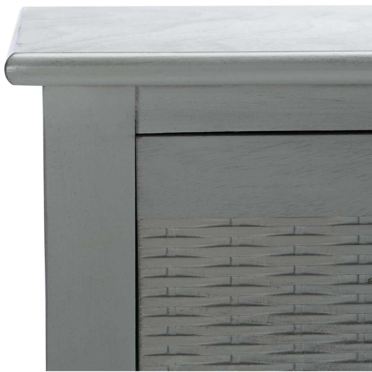 3 Drawer Console Distressed Grey Q88249