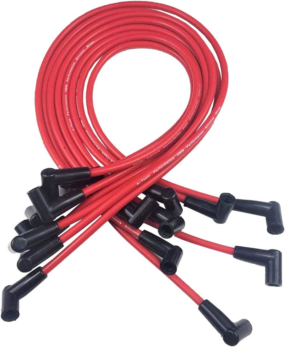 Red 8mm HEI Distributor and Spark Plug Wires Set E682970