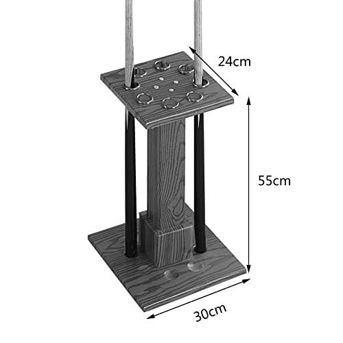 Floor-Standing Pool Cue Rack Holds 8 Cues MDF Billiard Stick Holder B8834