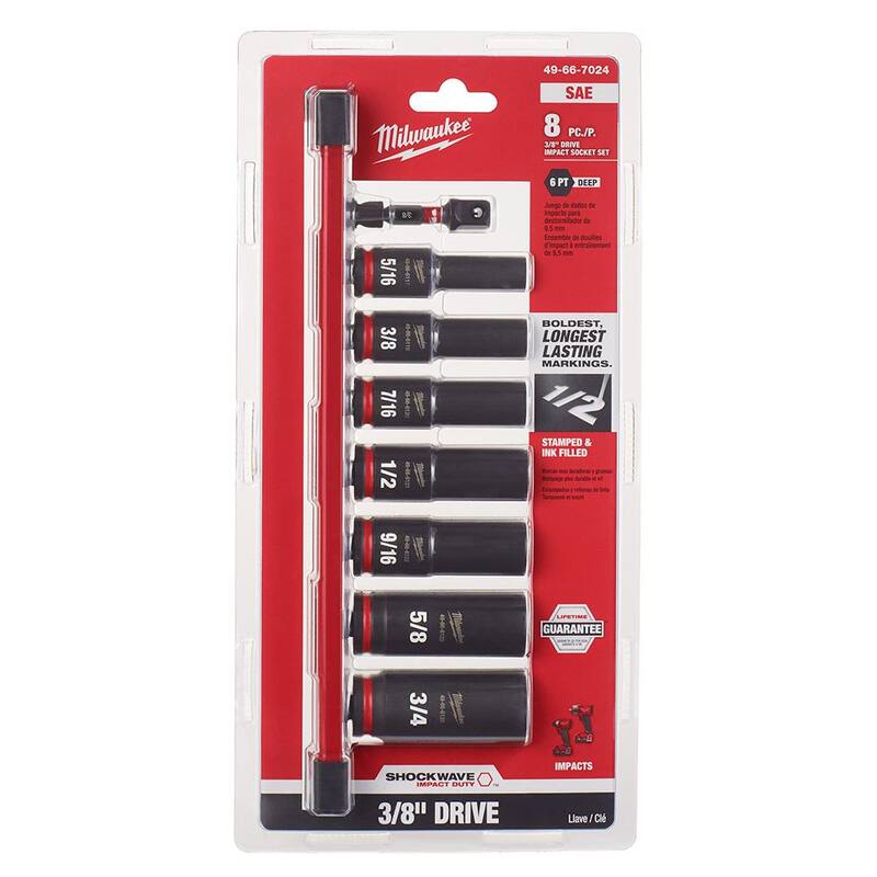 12V Cordless 3/8 in. Ratchet Kit with 3/8 in. SAE Socket Set C656549