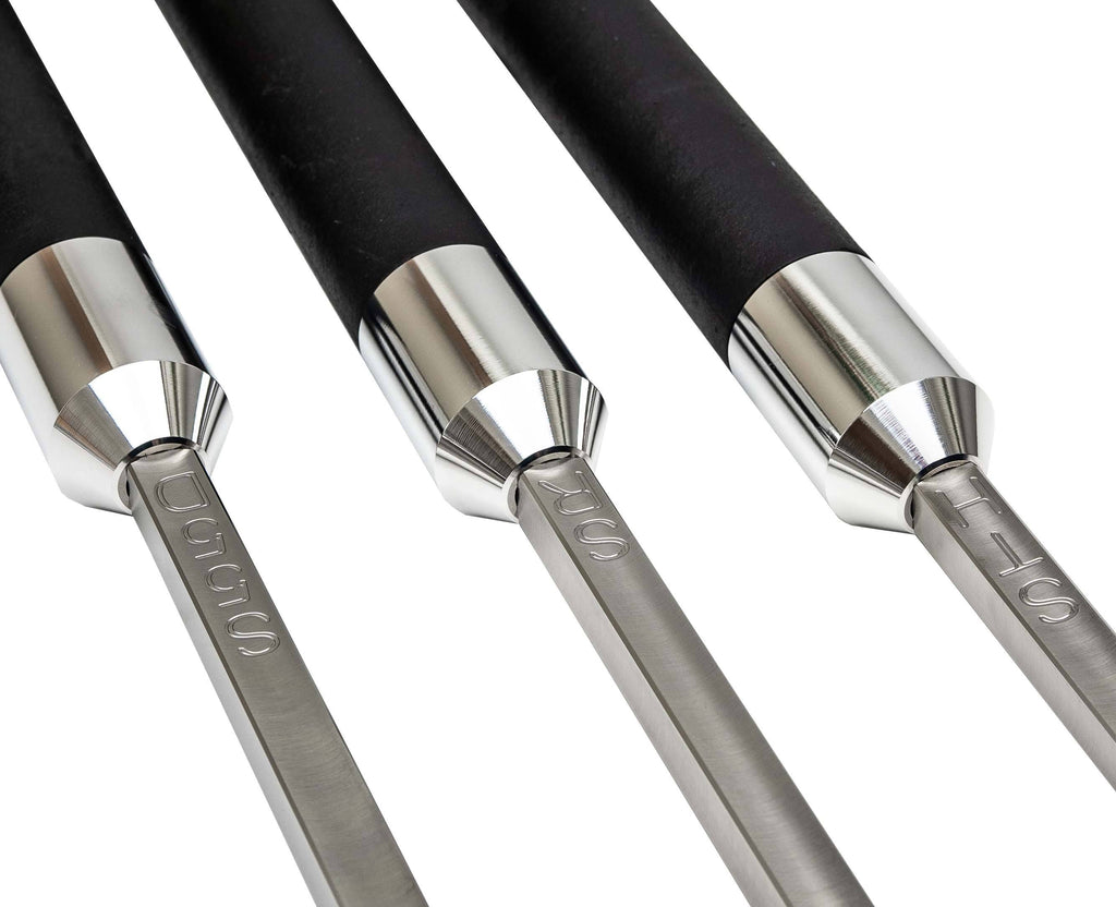 Carbide Lathe Tool Set of 3 with Color Coded Handles Square Q4606
