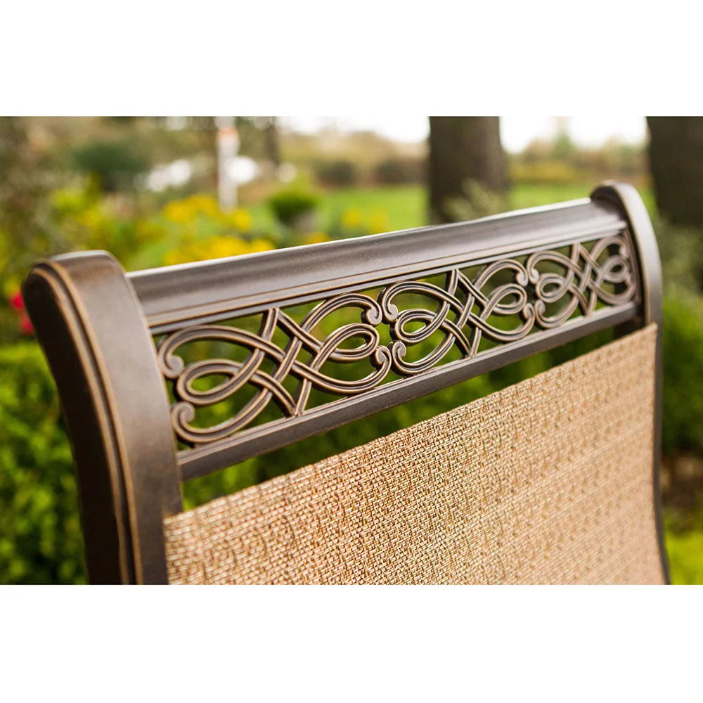 9-Piece Aluminum Outdoor Dining Set with Square Table O468159