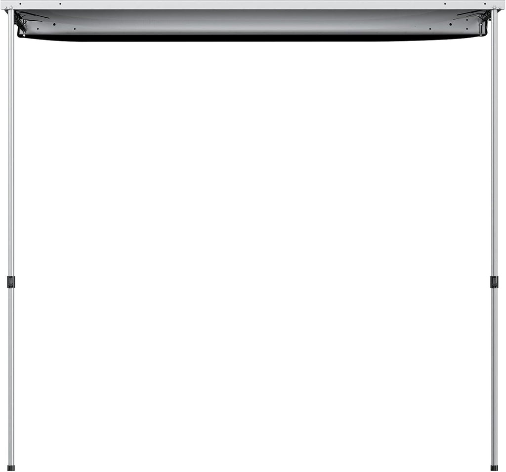 Grey 6'x6' Retractable Vehicle Awning with Carry Bag Q65301