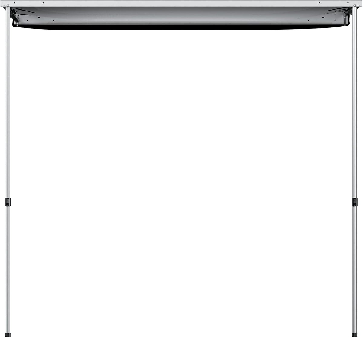Grey 6'x6' Retractable Vehicle Awning with Carry Bag Q65301