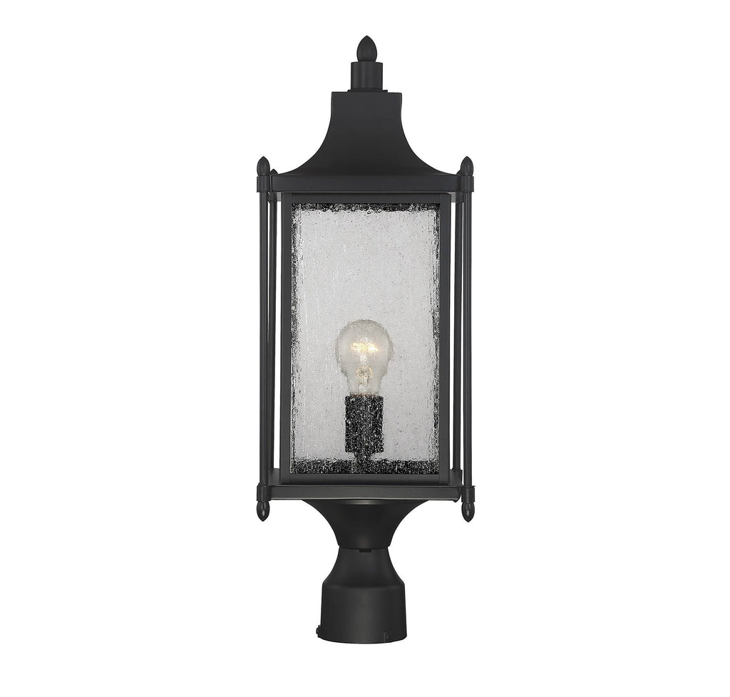 Black Post Lantern P7211