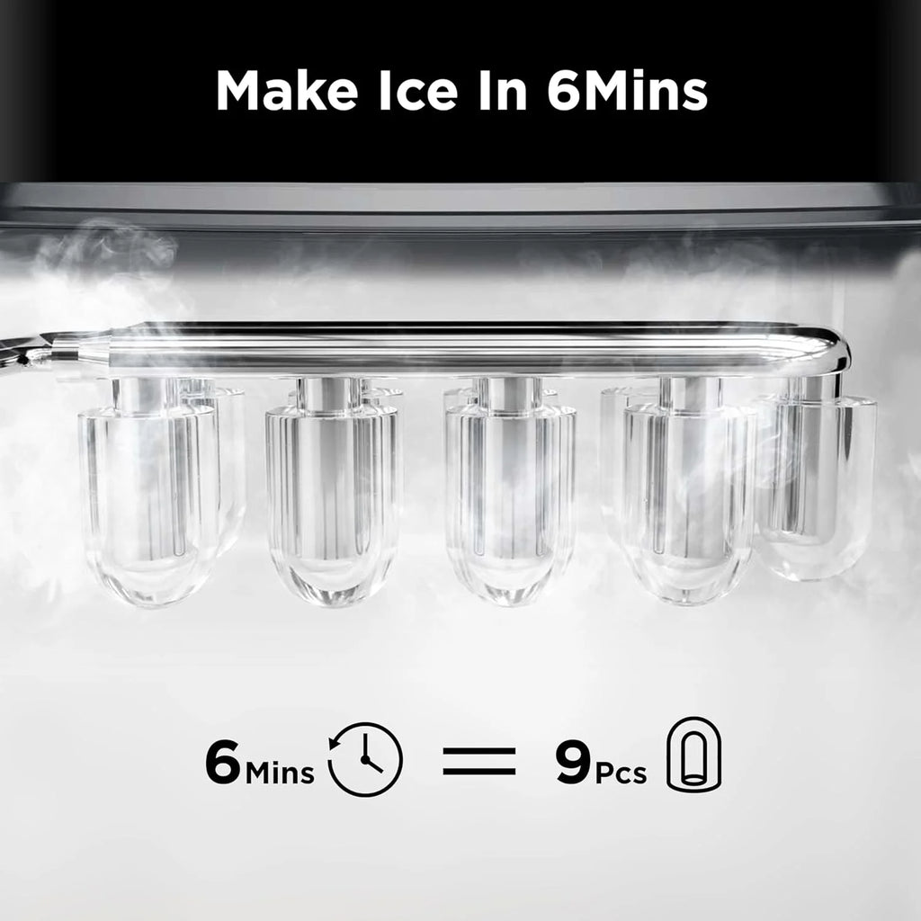 Portable Countertop Ice Maker 26lbs/24hrs Black M48736