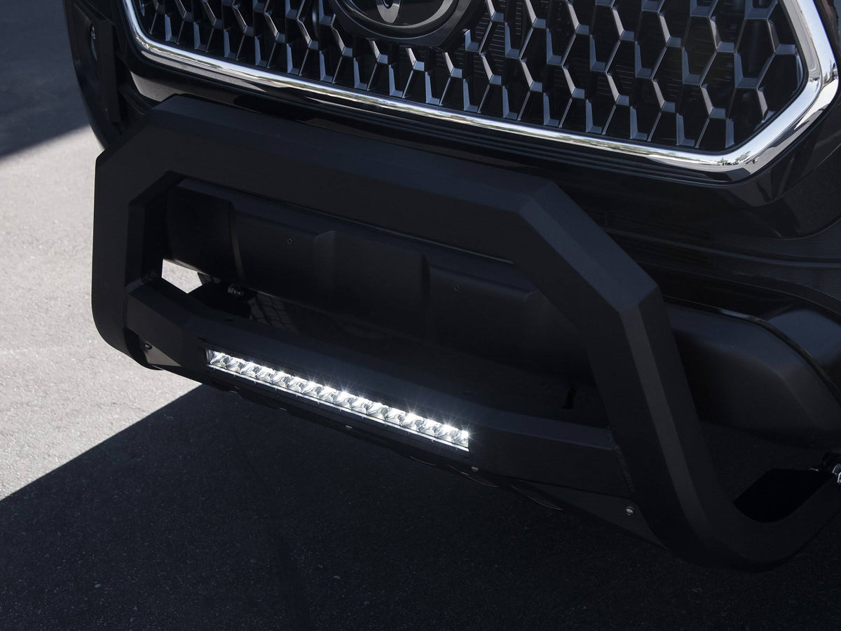 Matte Black Bull Bar with LED Y114