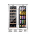 24 20 Bottle and 78 Can Dual Zone Wine Cooler & Beverage Fridge X4246