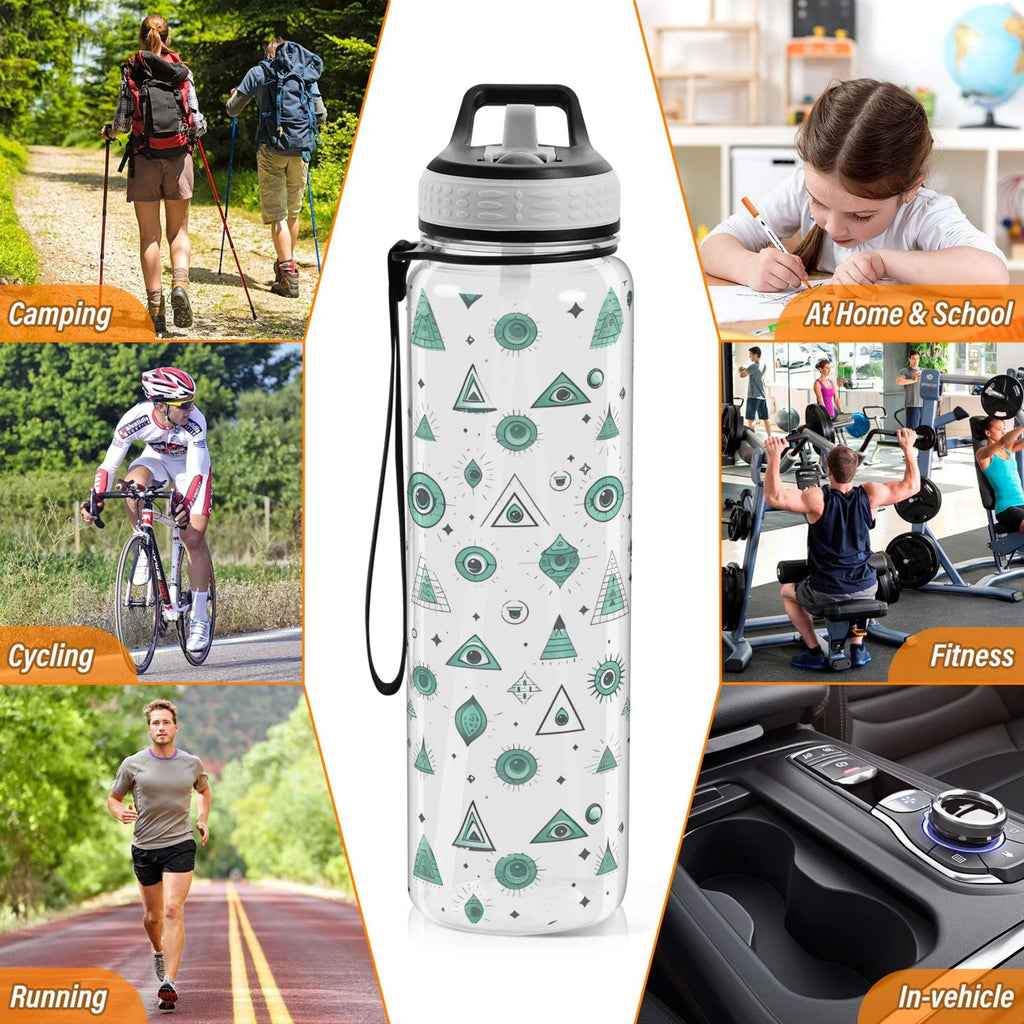 32oz Tritan Water Bottle with Straw W547