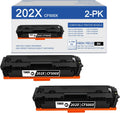 2 Pack Black Toner Replacement for HP Printer Ink Cartridge X656