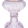 Pink Crystal Glass Oil Lamp Q583790