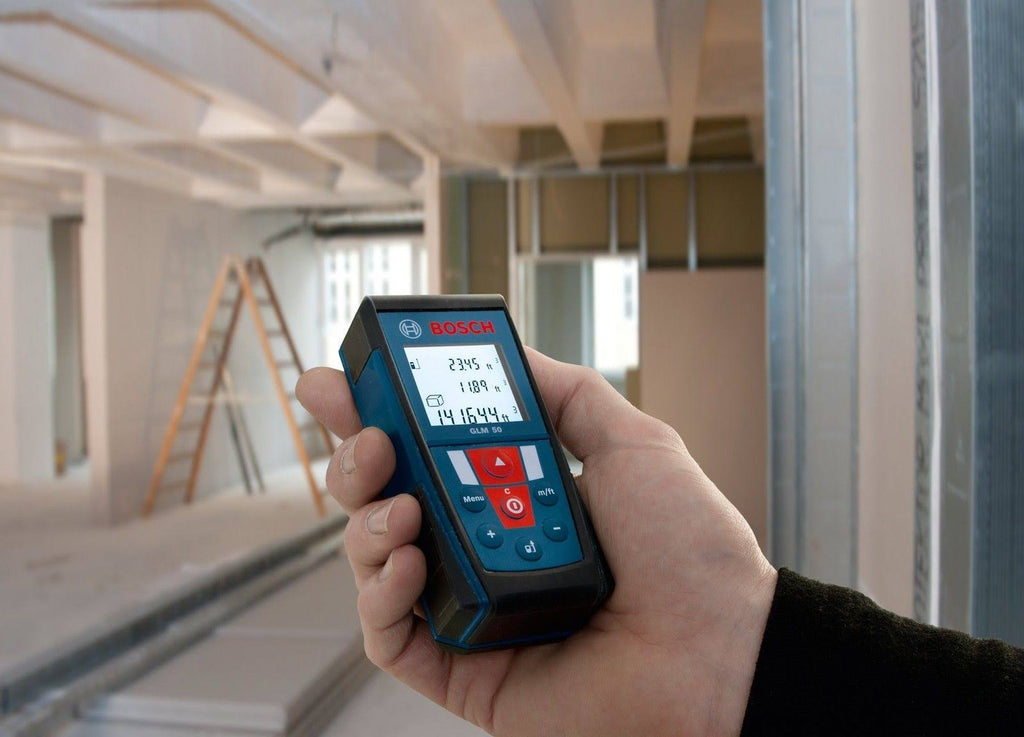 Laser Distance Measurer with 165-Feet Range and Backlit Display G4660