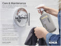 Vibrant Brushed Moderne Brass Body Spray S440916