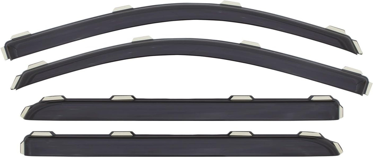 4 Piece in-Channel Window Deflector for Chevrolet Silverado/GMC Sierra Crew Cab Pickup M5738