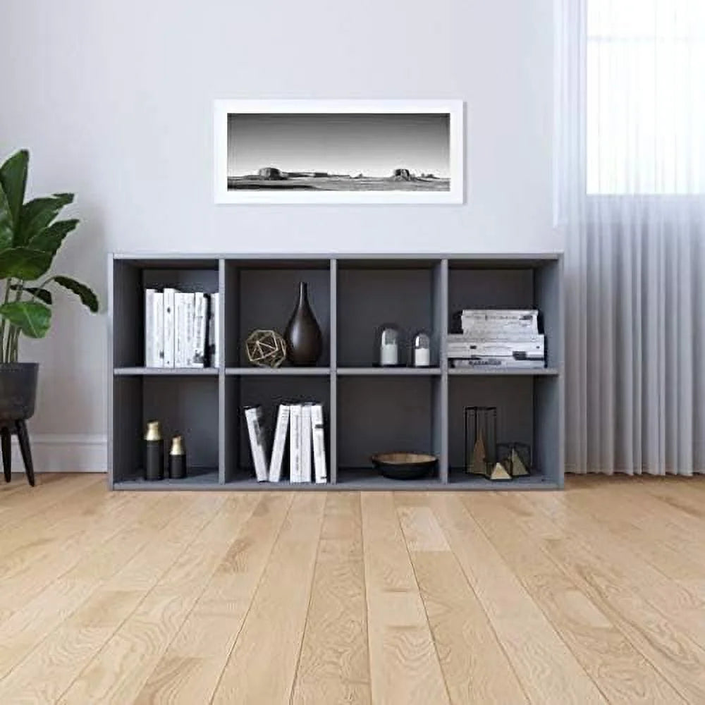 8 Compartment Organizer Cabinet Bookcase Sideboard E630933