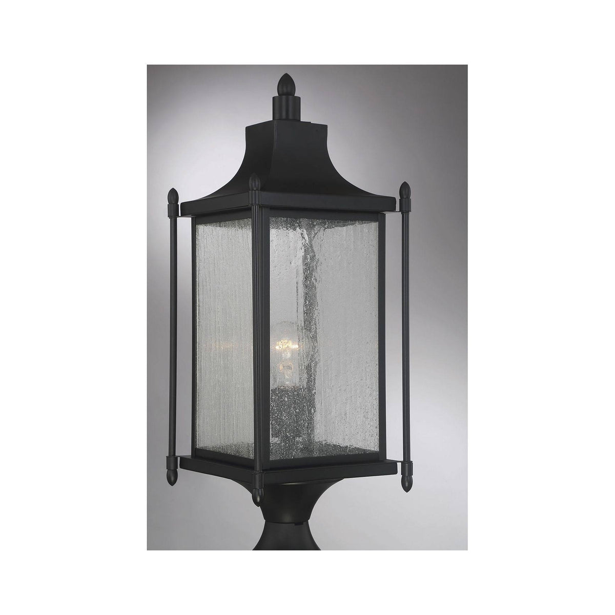 Black Post Lantern P7211