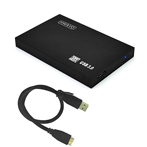1TB Ultra Slim Portable External Hard Drive USB3.0 Silver T435415