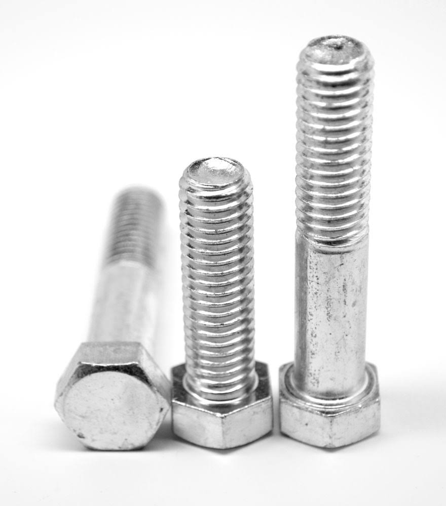 1/2x22-20 x 3 1/4x22 Fine Thread Grade 5 Hex Cap Screw Medium Carbon Steel Zinc Plated Pk 87 M3328