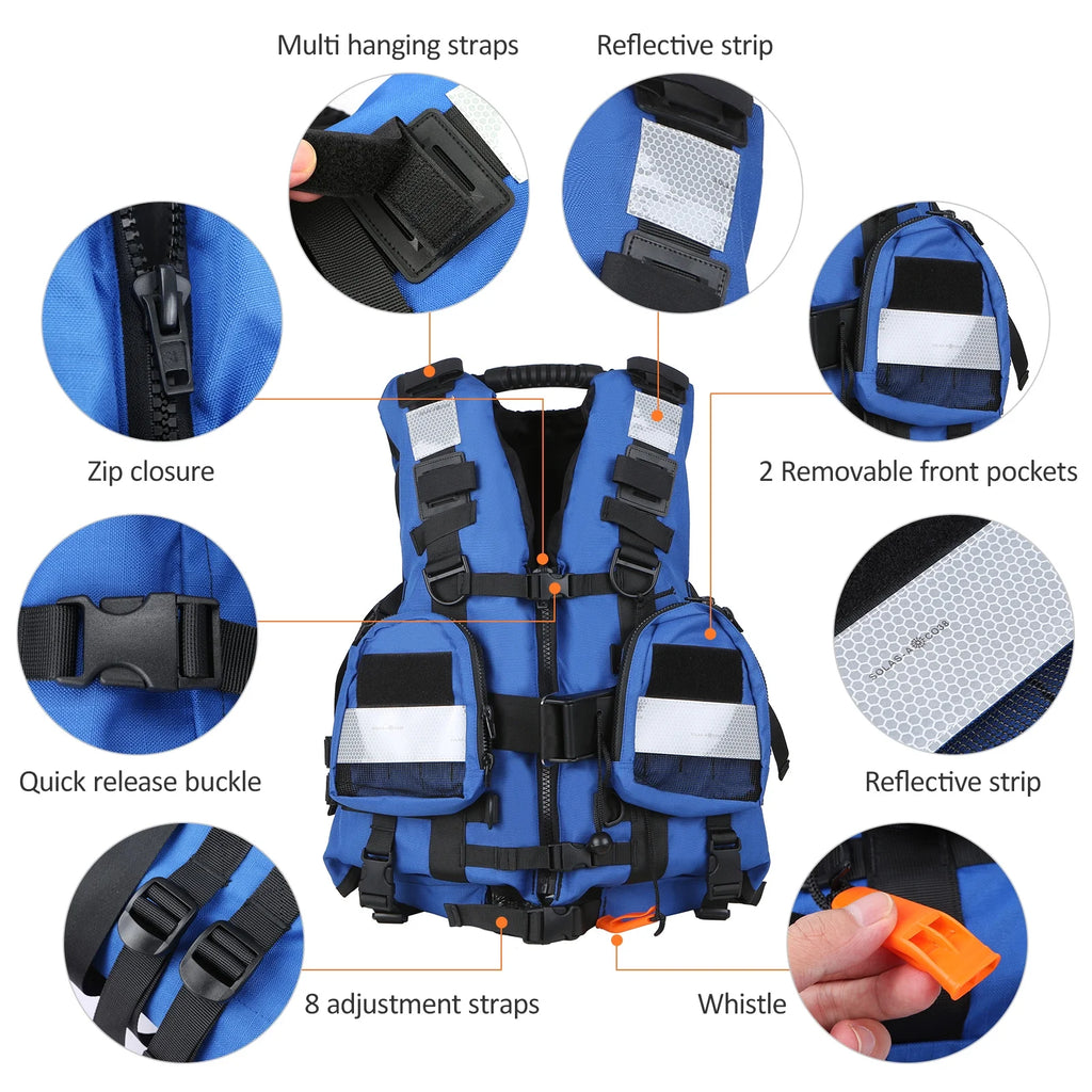 Adult Lifejackets Flotation Device Safety Float Suit A233639