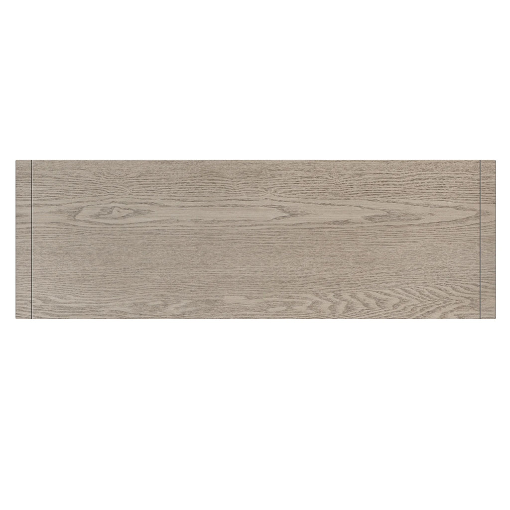 Wood Storage Cabinet with Three Tempered Glass Doors and Adjustable Shelf O434074