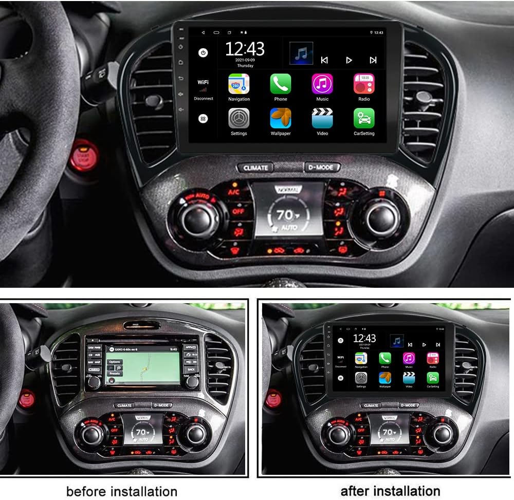 Android 11 9 inch Capacitive Touch Screen Car Radio Y6486