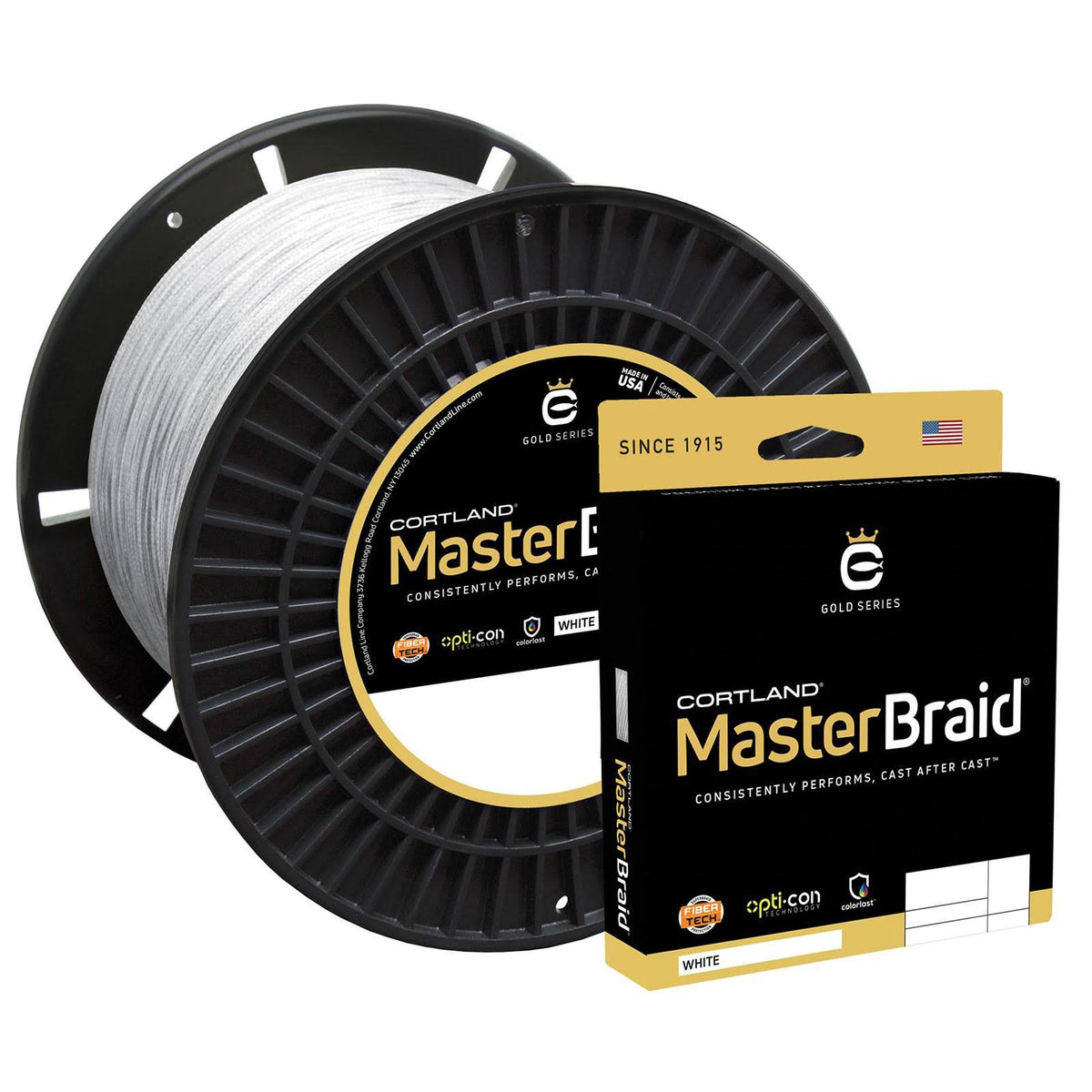 20 lb. White 3500 yds. Braid Bulk Spool E428