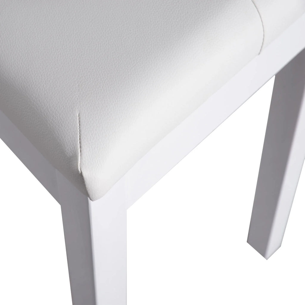 Birchwood Faux Leather Padded 2 Person Piano Bench N706593