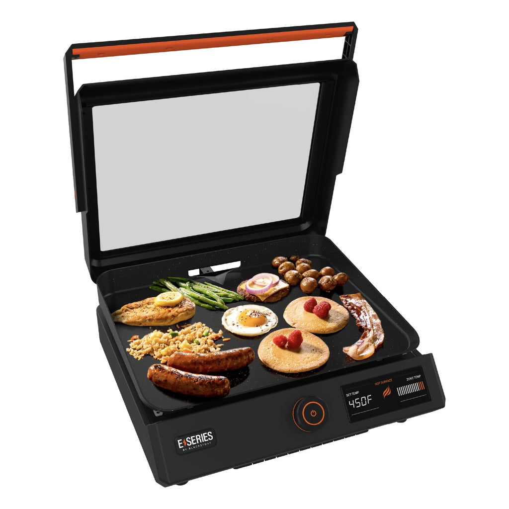 Electric Tabletop Griddle with Hood O250840