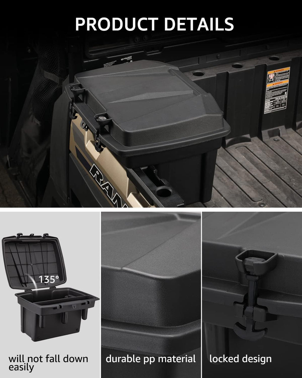 Ranger Cargo Storage Box with Lid Z729