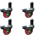3 INCH Caster Wheel Set Total Locking Casters I845