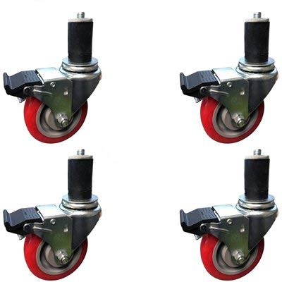 3 INCH Caster Wheel Set Total Locking Casters I845