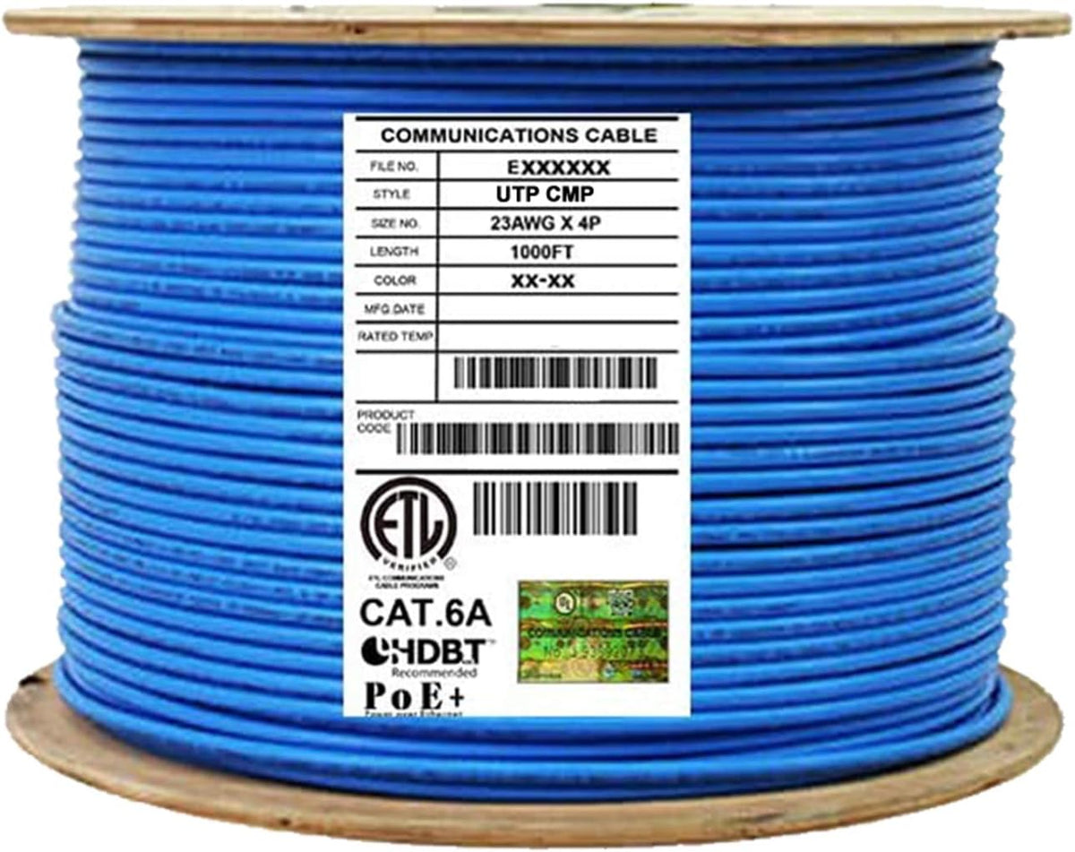 Bulk Ethernet Cable Reel in Blue D213751