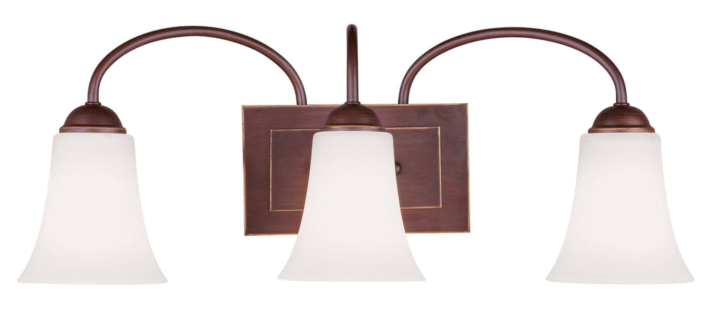 Vintage Bronze 3 Bath Light H237