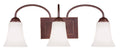 Vintage Bronze 3 Bath Light H237