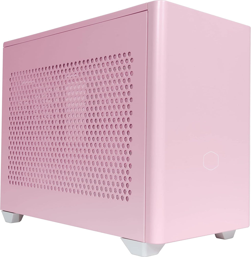 White SFF Mini-ITX Case with Tempered Glass Panel T806514